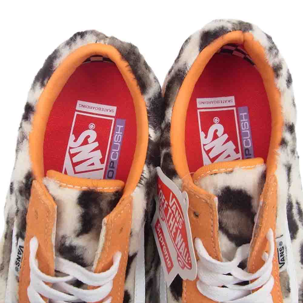 Supreme シュプリーム 23AW  VANS SKATE OLD SKOOL LEOPARD バンズ スケート オールド スクール レオパード スニーカー オレンジ系 24cm【新古品】【未使用】【中古】