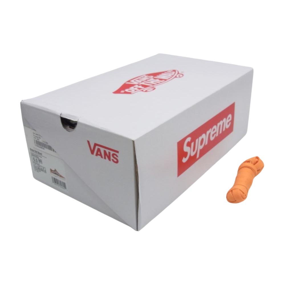 Supreme シュプリーム 23AW  VANS SKATE OLD SKOOL LEOPARD バンズ スケート オールド スクール レオパード スニーカー オレンジ系 24cm【新古品】【未使用】【中古】