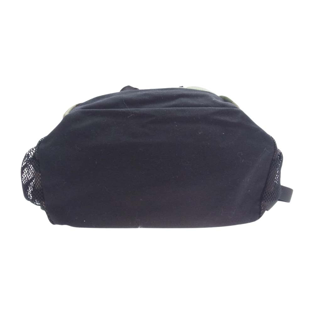Supreme シュプリーム 14SS Logo Backpack BOX LOGO ボックスロゴ サイドロゴ バックパック ウッドランドカモ 迷彩 コーデュラ     カーキ系【中古】