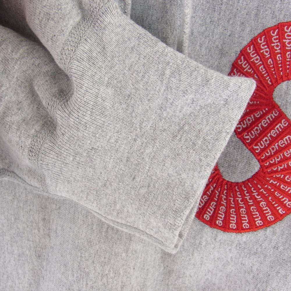 Supreme シュプリーム 20AW S Logo Hooded Sweatshirt エスロゴ スウェット パーカー フーディー  グレー系 L【美品】【中古】