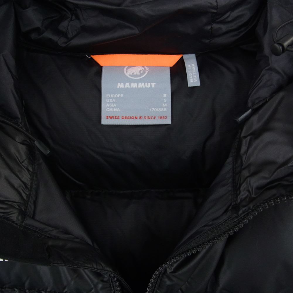 Mammut マムート 1013-02630 Gravity IN Hooded Jacket AF グラビティ イン フーデッド ダウン ジャケット ブラック系 ASIA　M【美品】【中古】