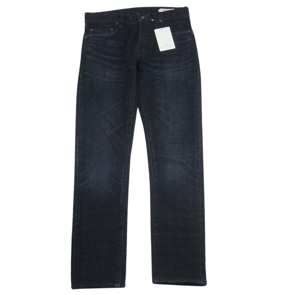 イカイ YPUJF001 × 干場義雅 PANATELA パナテラ ヴィンテージ加工 ウォッシュ スキニーテーパード フィット ストレッチ ブラック デニムパンツ  ブラック系 28【美品】【中古】