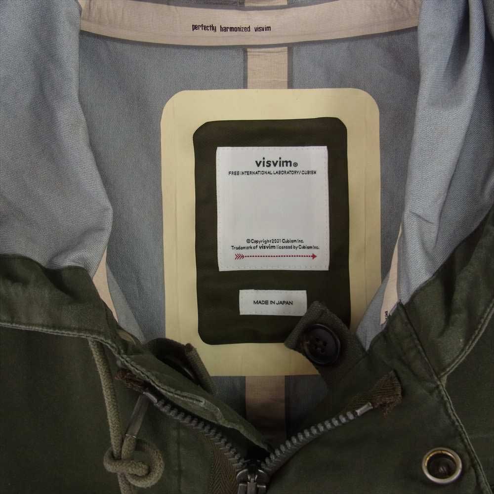VISVIM ビズビム 24SS 0124105013001 COPLESTON FIELD PARKA 3L DMGD フィールド ジャケット オリーブグリーン系 1【極上美品】【中古】