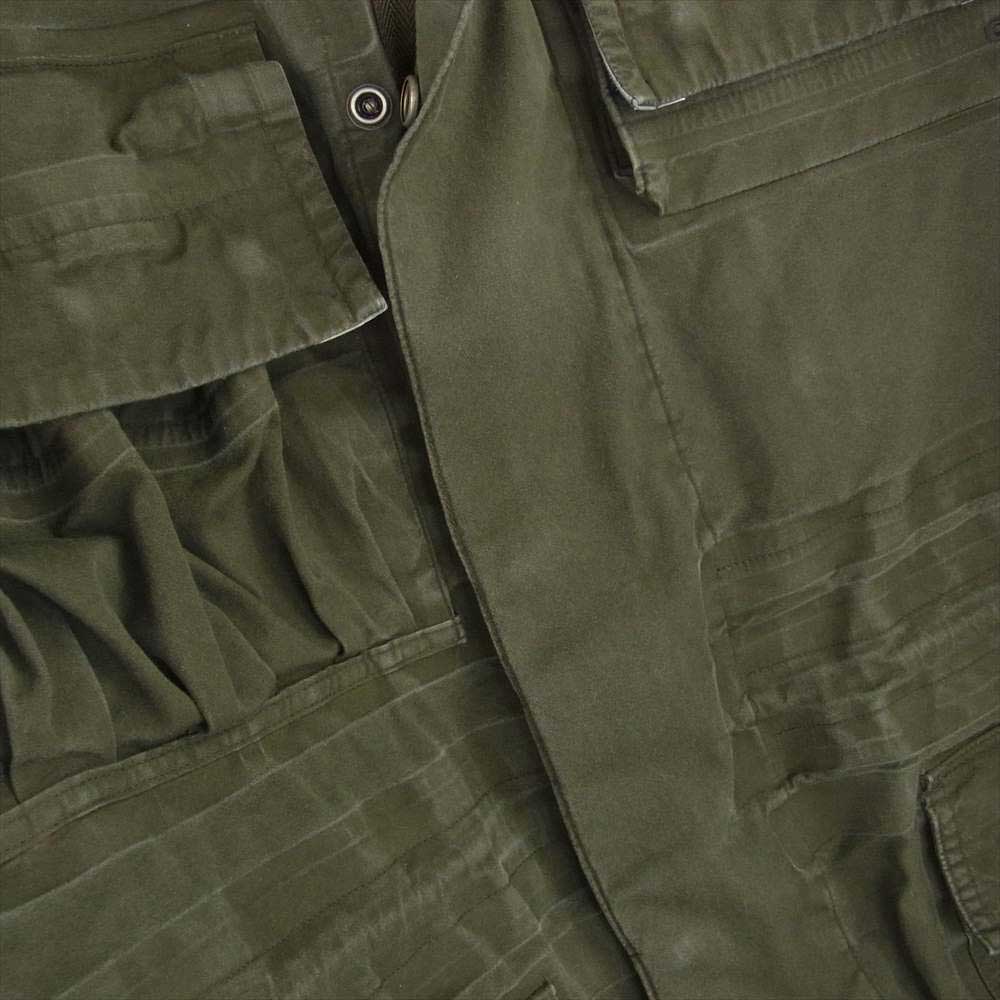 VISVIM ビズビム 24SS 0124105013001 COPLESTON FIELD PARKA 3L DMGD フィールド ジャケット オリーブグリーン系 1【極上美品】【中古】