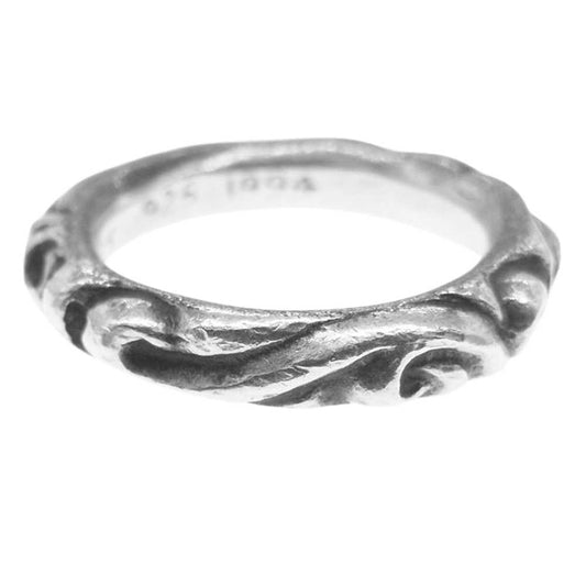 CHROME HEARTS クロムハーツ（原本無） SCRL BAND スクロール バンド リング シルバー系 16号【中古】