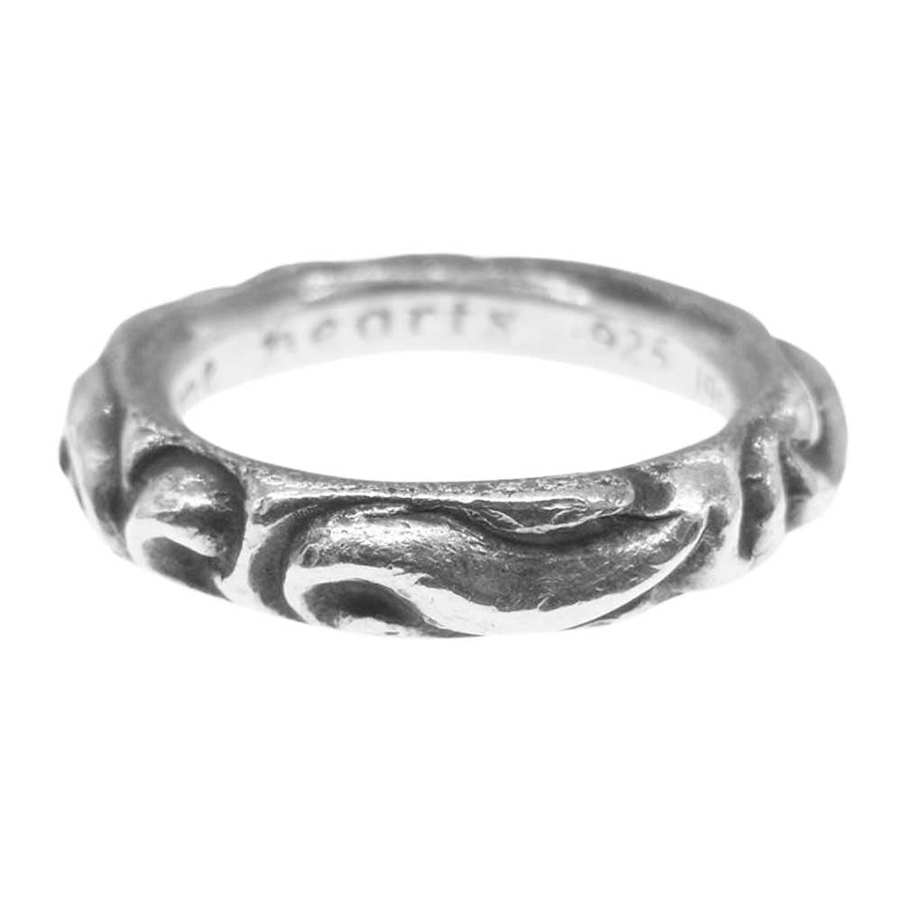 CHROME HEARTS クロムハーツ（原本無） SCRL BAND スクロール バンド リング シルバー系 16号【中古】