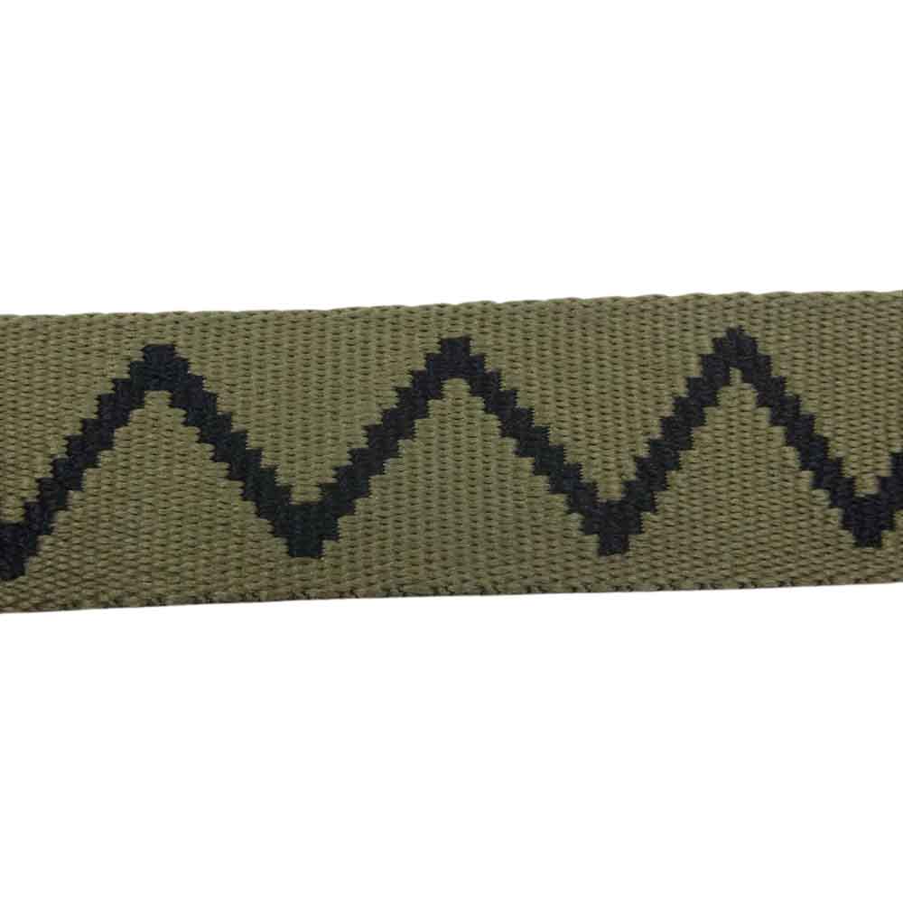 NEIGHBORHOOD ネイバーフッド G.I./E-BELT ジャガード織 ガチャ ベルト ベージュ系【中古】