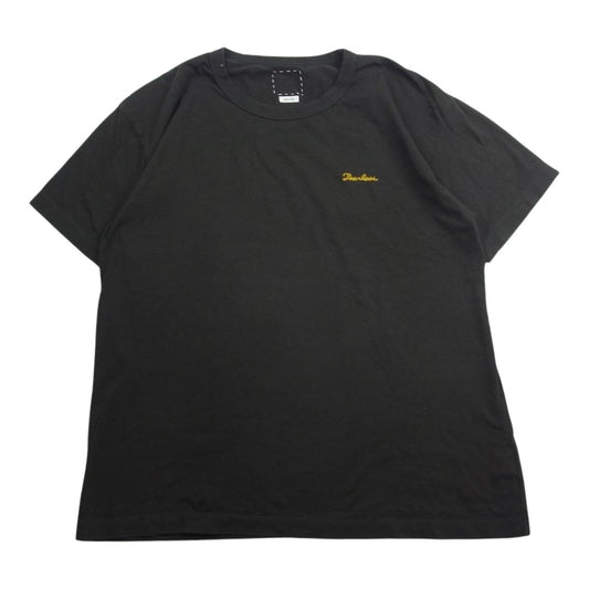 VISVIM ビズビム 18SS 118305010004 JUMBO TEE S/S 刺繍 ジャンボ カットソー Tシャツ 半袖 チャコール系 4【中古】