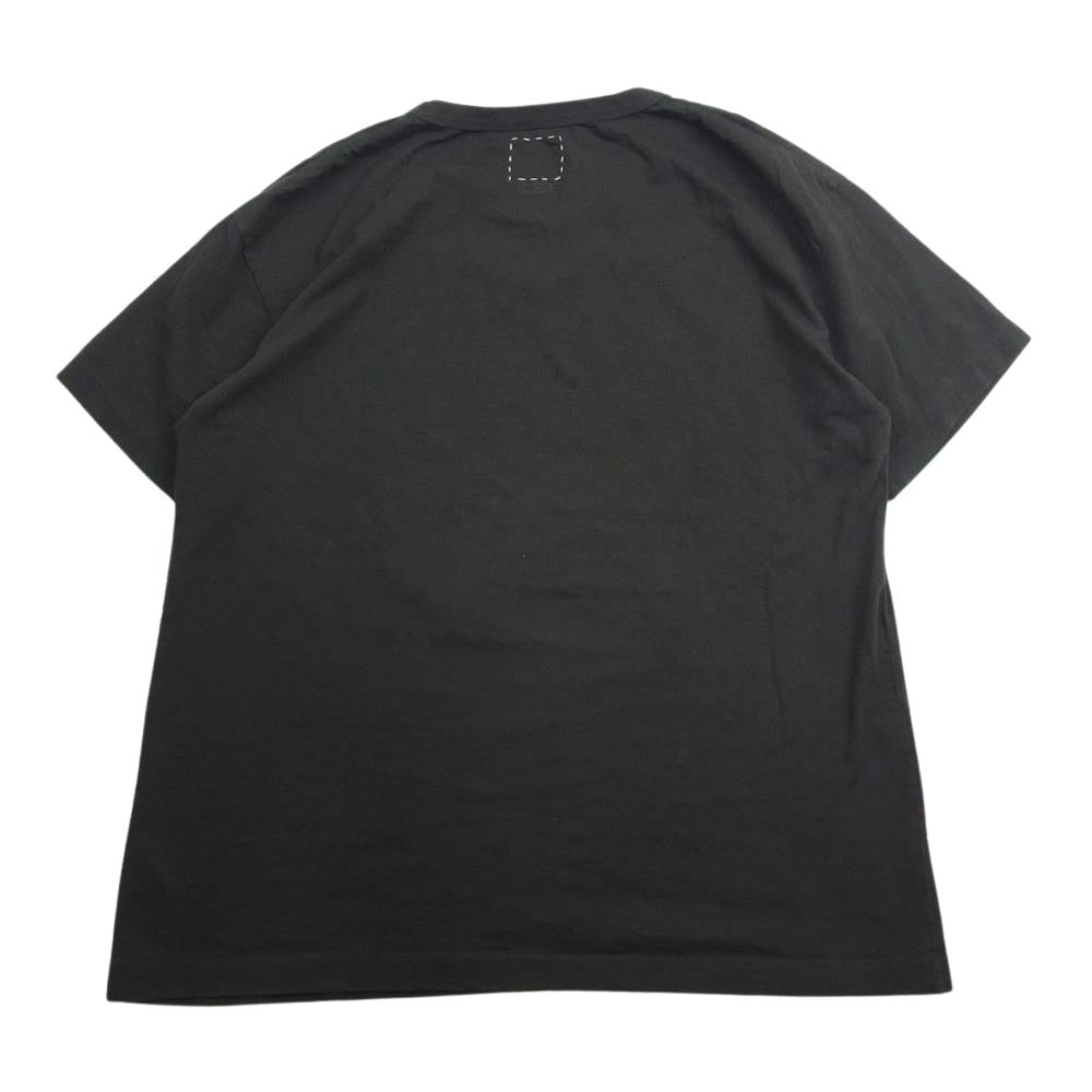 VISVIM ビズビム 18SS 118305010004 JUMBO TEE S/S 刺繍 ジャンボ カットソー Tシャツ 半袖 チャコール系 4【中古】