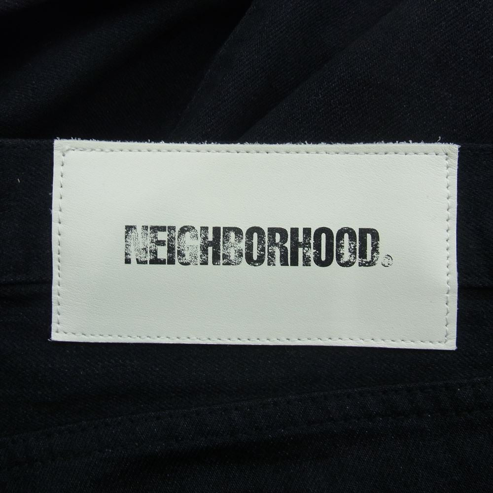 NEIGHBORHOOD ネイバーフッド 202XBNH-PTM11 SKINNY C-PT デニム スキニー ロング パンツ ブラック系 L【美品】【中古】