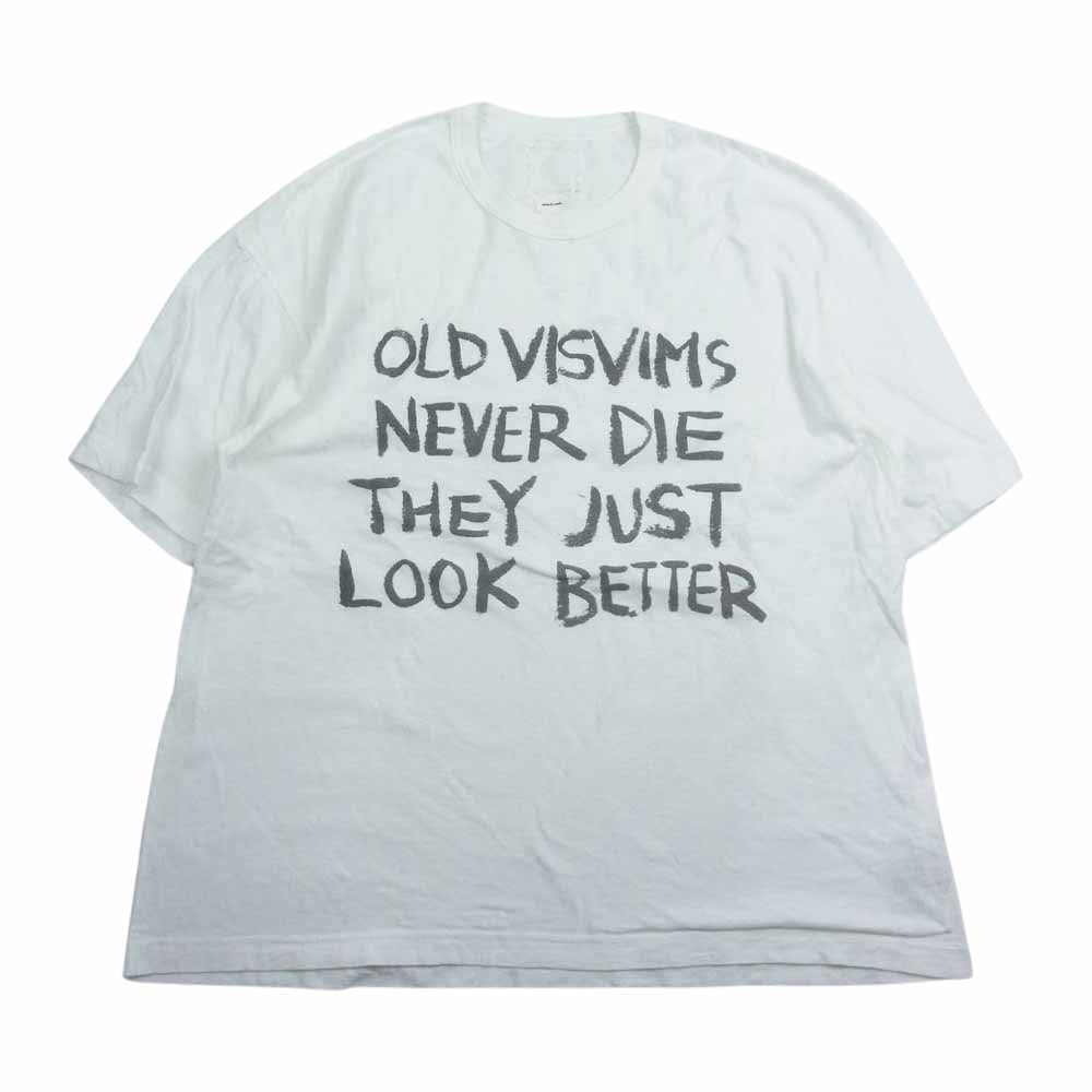 VISVIM ビズビム 22SS 0122405010004 JUMBO TEE S/S ジャンボ カットソー Tシャツ 半袖 ホワイト ホワイト系 4【中古】