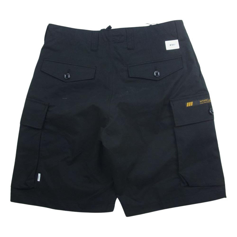 WTAPS ダブルタップス 211WVDT-PTM05 JUNGLE COUNTRY ジャングル カーゴ ショート パンツ ブラック ブラック系 03【中古】