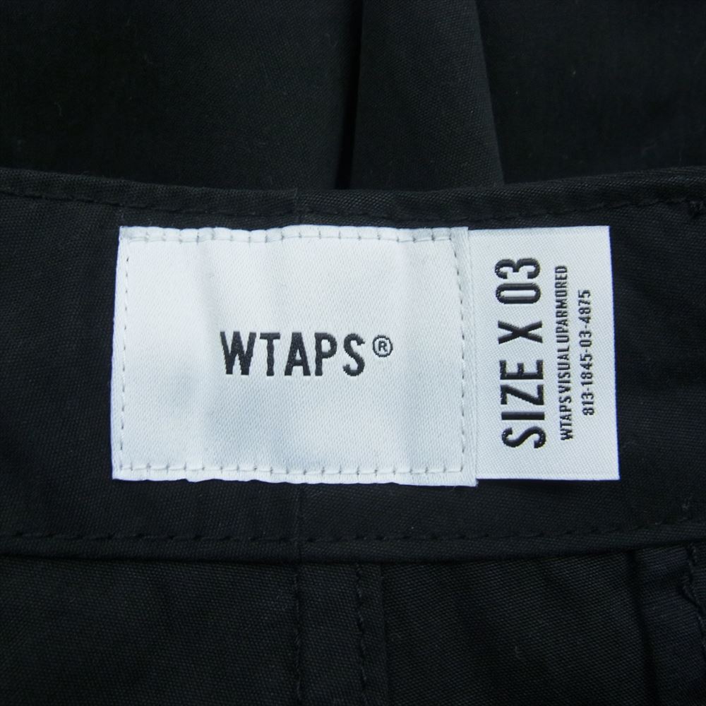 WTAPS ダブルタップス 211WVDT-PTM05 JUNGLE COUNTRY ジャングル カーゴ ショート パンツ ブラック ブラック系 03【中古】