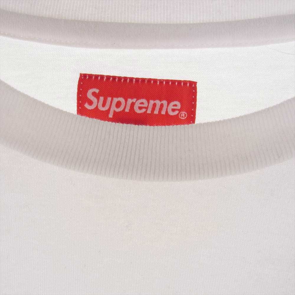Supreme シュプリーム Small Box L/S Tee スモールボックスロゴ 長袖 Tシャツ  ホワイト系 M【中古】
