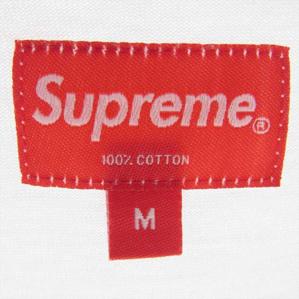 Supreme シュプリーム Small Box L/S Tee スモールボックスロゴ 長袖 Tシャツ  ホワイト系 M【中古】