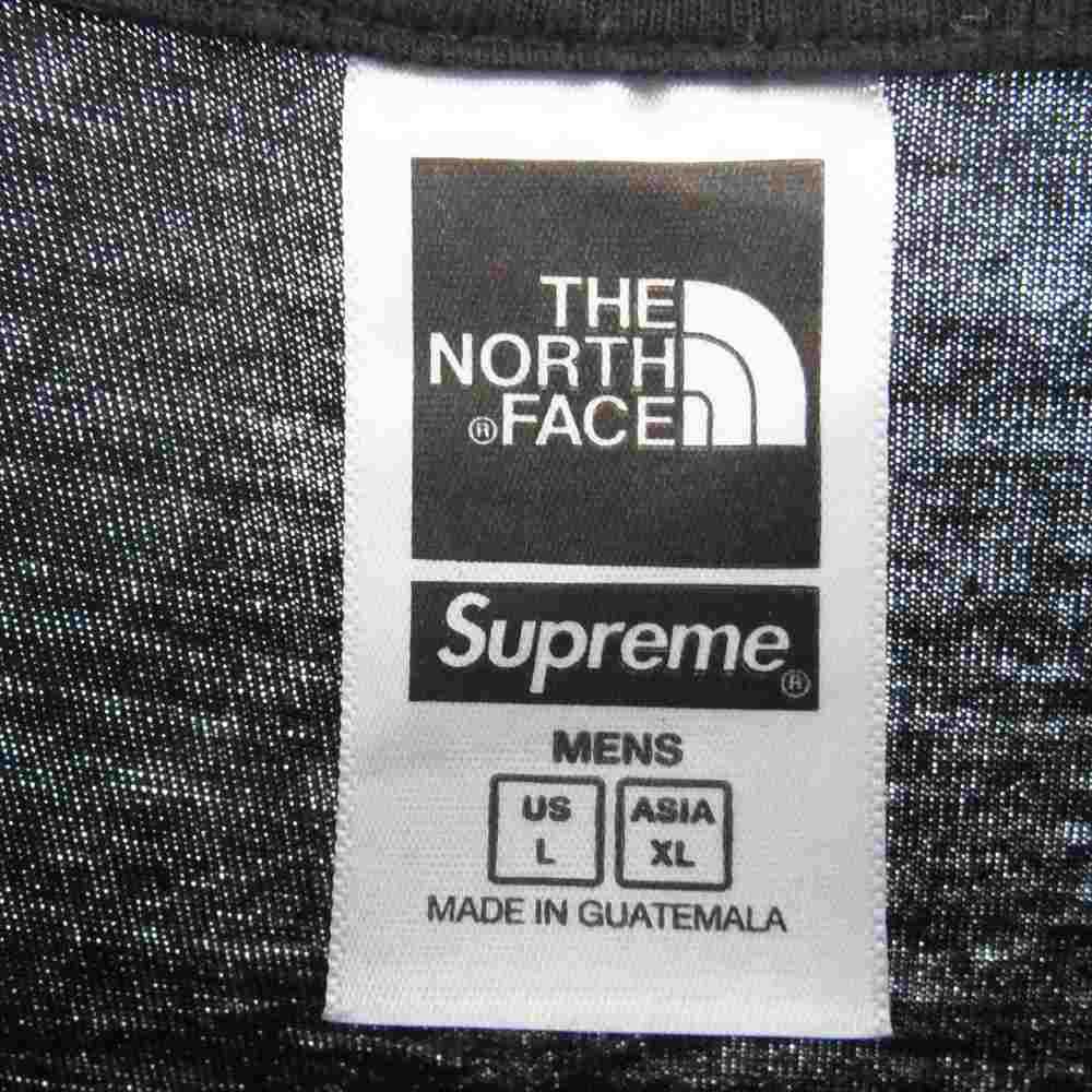 Supreme シュプリーム 22SS NT02209I THE NORTH FACE BANDANA S/S TEE ノースフェイス バンダナ 半袖 Tシャツ  ブラック系 XL【中古】