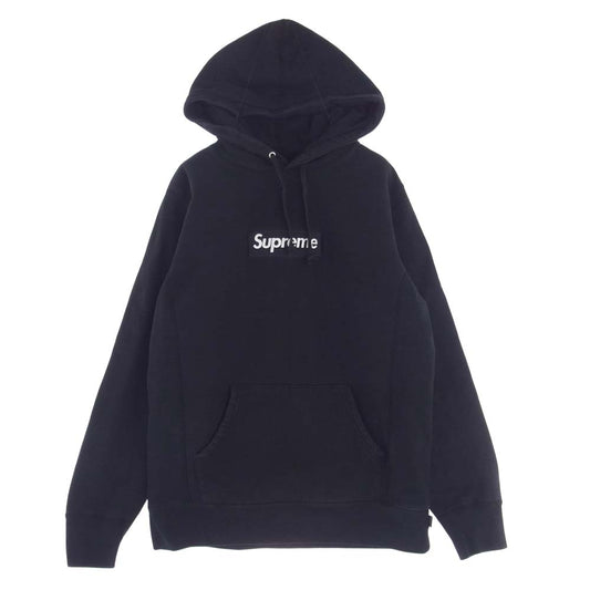 Supreme シュプリーム 16AW Box Logo Hooded Pullover ボックスロゴ パーカー ワングラムタグ ブラック系 M【中古】