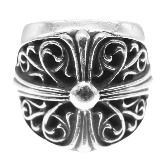 CHROME HEARTS クロムハーツ（原本無） CLASSIC OVAL クラシック オーバル クロス リング シルバー系 21号【中古】