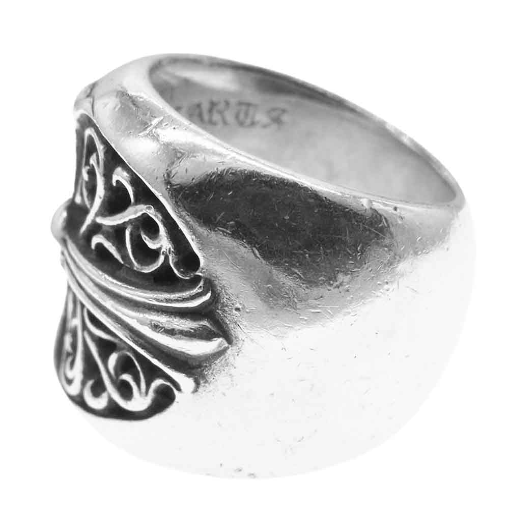 CHROME HEARTS クロムハーツ（原本無） CLASSIC OVAL クラシック オーバル クロス リング シルバー系 21号【中古】