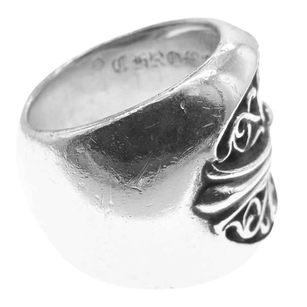 CHROME HEARTS クロムハーツ（原本無） CLASSIC OVAL クラシック オーバル クロス リング シルバー系 21号【中古】