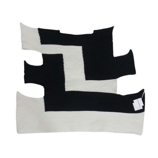 ISSEY MIYAKE イッセイミヤケ 23AW IM33KH306 RECTILINEAR アシンメトリー プリーツ バイカラー ワンピース ブラック系 2【中古】