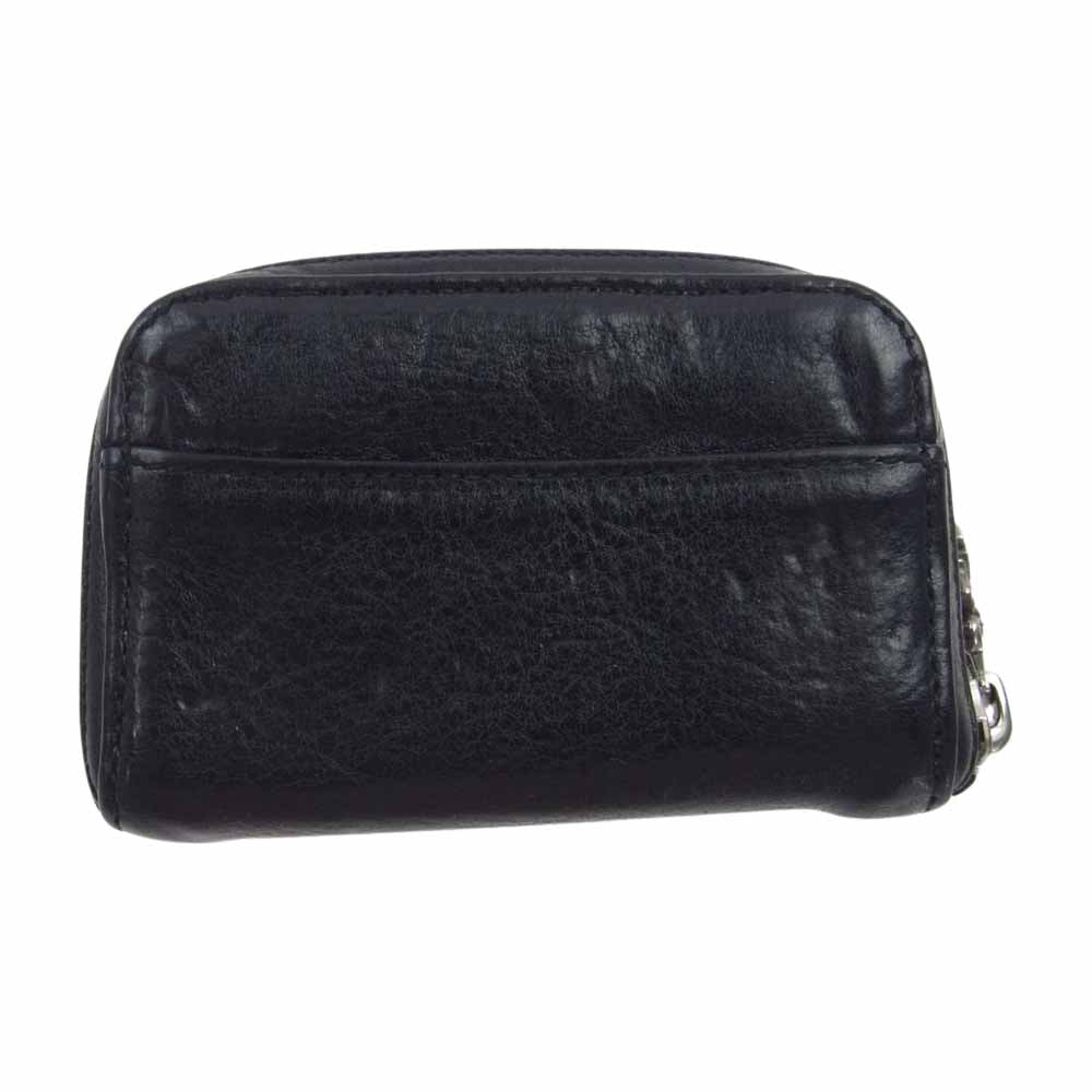 CHROME HEARTS クロムハーツ（原本有） COIN CASE コインケース ダガー ラウンドジップ レザー コインケース ブラック系【中古】