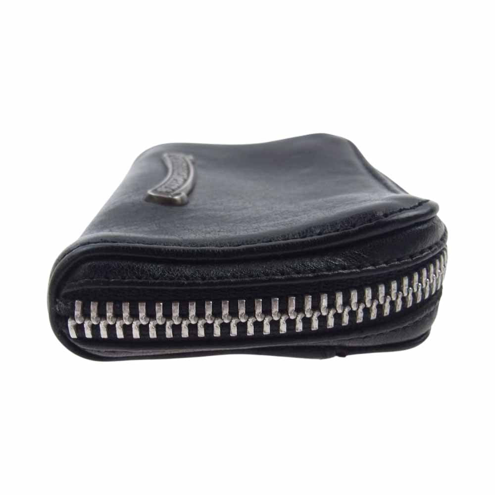 CHROME HEARTS クロムハーツ（原本有） COIN CASE コインケース ダガー ラウンドジップ レザー コインケース ブラック系【中古】