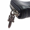 CHROME HEARTS クロムハーツ（原本有） COIN CASE コインケース ダガー ラウンドジップ レザー コインケース ブラック系【中古】
