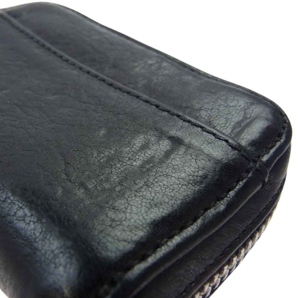 CHROME HEARTS クロムハーツ（原本有） COIN CASE コインケース ダガー ラウンドジップ レザー コインケース ブラック系【中古】