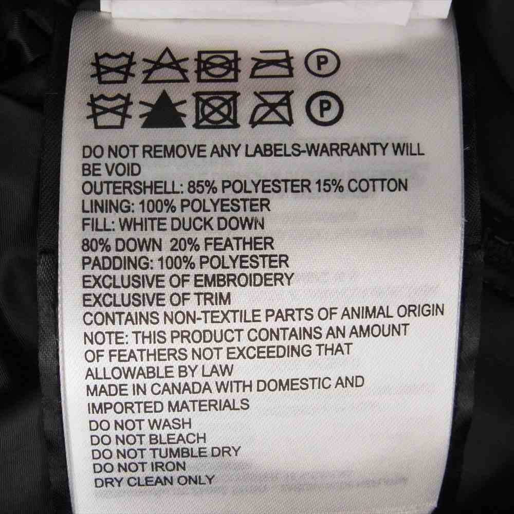 CANADA GOOSE カナダグース 4550MB MAITLAND PARKA メイトランド パーカ ダウン ジャケット ダークグレー系 XL【中古】