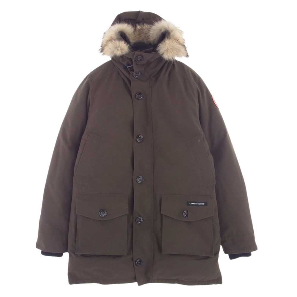 CANADA GOOSE カナダグース 2072JM 国内正規品 サザビーリーグタグ YORK TON ヨークトン ファー付き フーデッド ダウン ジャケット ブラウン系 XL【中古】
