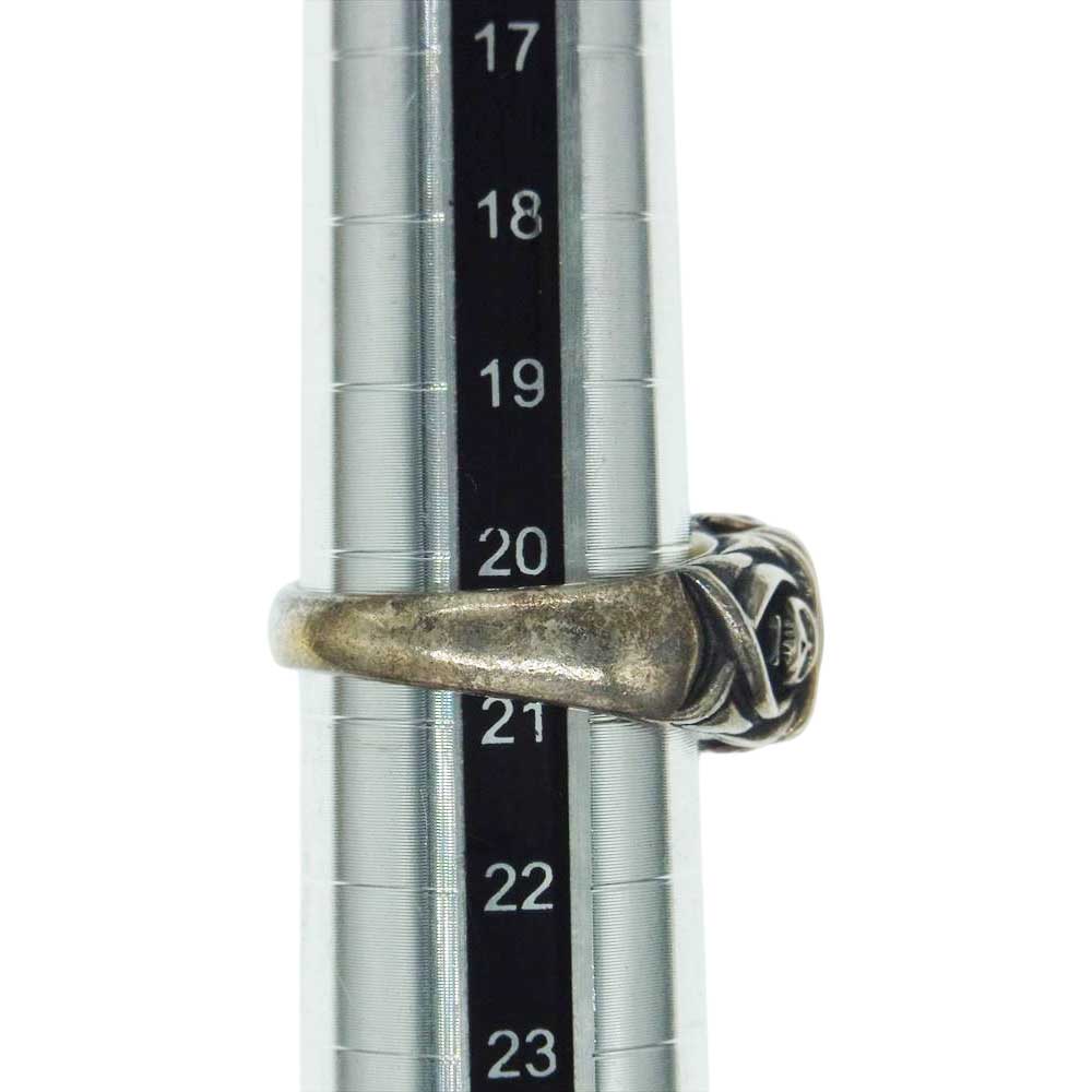 NEIGHBORHOOD ネイバーフッド スカル ストーン リング シルバー系 21号【中古】