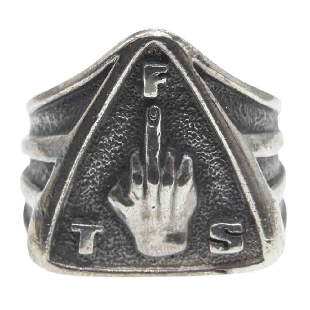 NEIGHBORHOOD ネイバーフッド FUCK  ファック リング シルバー系 16号【中古】