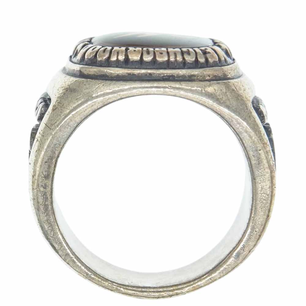 NEIGHBORHOOD ネイバーフッド RING.GRADUATE カレッジ リング シルバー系 21号【中古】