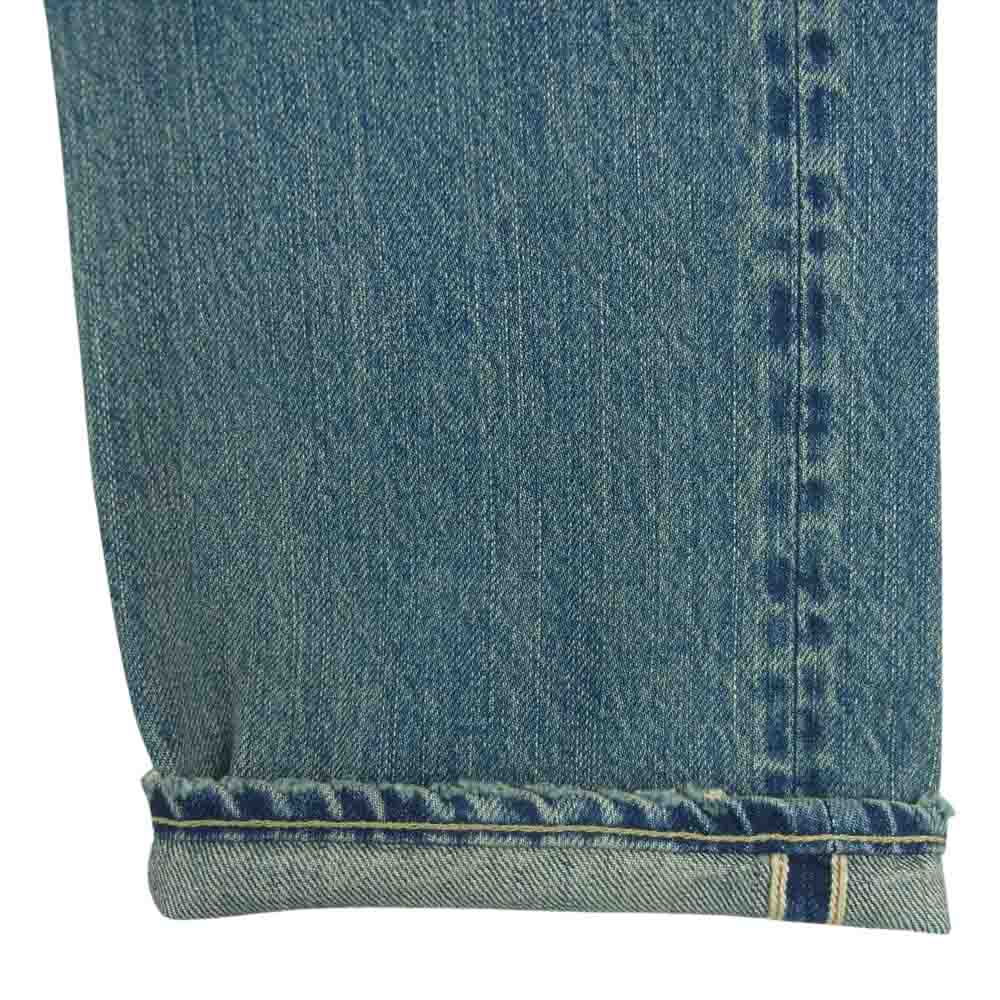 HYSTERIC GLAMOUR ヒステリックグラマー 15AW 0253AP19 NEIGHBORHOOD ネイバーフッド USED加工 ヴィンテージ加工 クラッシュ スタッズ デニム パンツ インディゴブルー系 28 inch【極上美品】【中古】