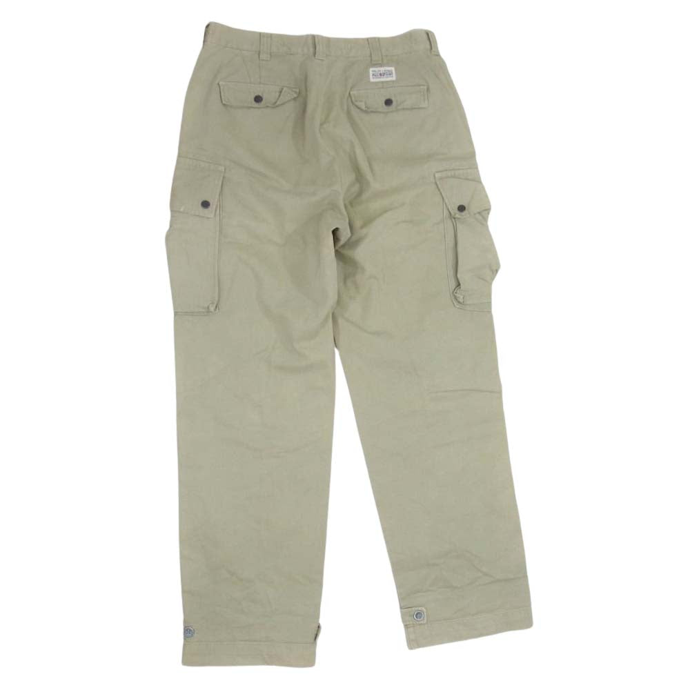 POLO RALPH LAUREN ポロ・ラルフローレン チノ ミリタリー カーゴ パンツ ベージュ系 34【中古】