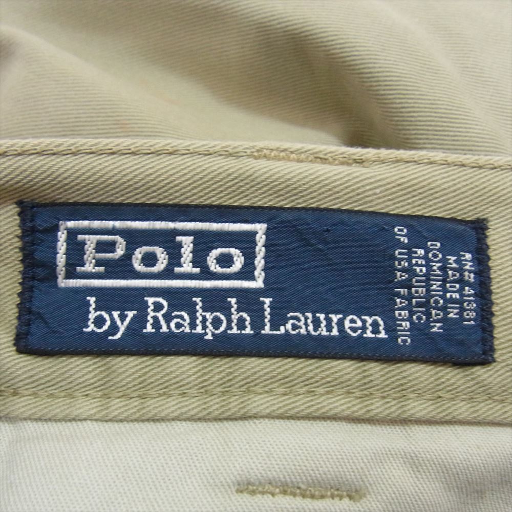 POLO RALPH LAUREN ポロ・ラルフローレン チノ ミリタリー カーゴ パンツ ベージュ系 34【中古】