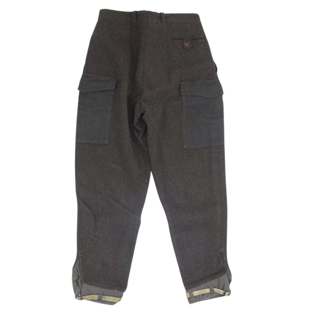 スウェーデン軍 ヴィンテージ G.K.A. GOTEBORG ウールパンツ カーゴパンツ カーキ系 C50【中古】