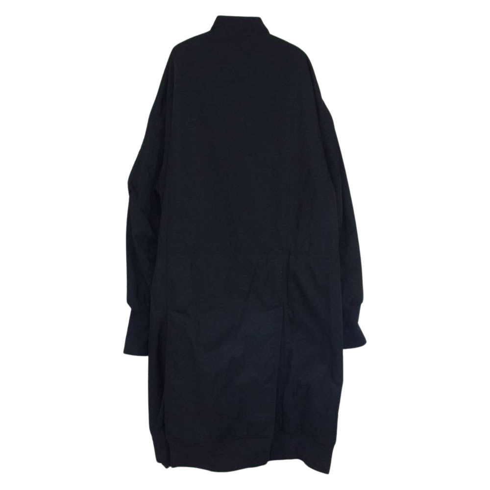 Y-3 Yohji Yamamoto ワイスリー ヨウジヤマモト IP7932 LG BOMBER PARKA コットンナイロンツイル ボンバー ロング ジャケット フライト パーカー コート ブラック系 M【中古】