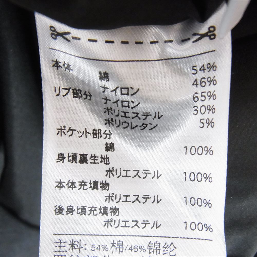 Y-3 Yohji Yamamoto ワイスリー ヨウジヤマモト IP7932 LG BOMBER PARKA コットンナイロンツイル ボンバー ロング ジャケット フライト パーカー コート ブラック系 M【中古】