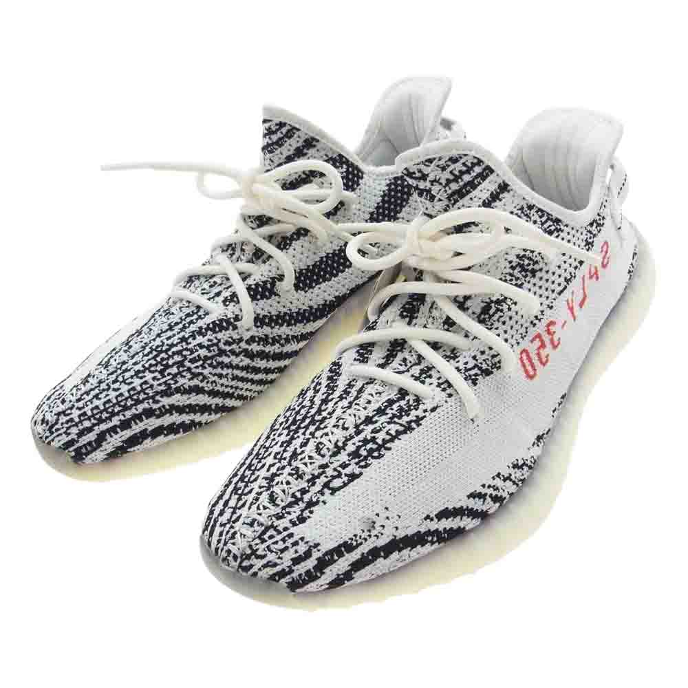 adidas アディダス CP9654 YEEZY BOOST 350 V2 ZEBRA イージーブースト ゼブラ スニーカー ホワイト系 29cm【新古品】【未使用】【中古】