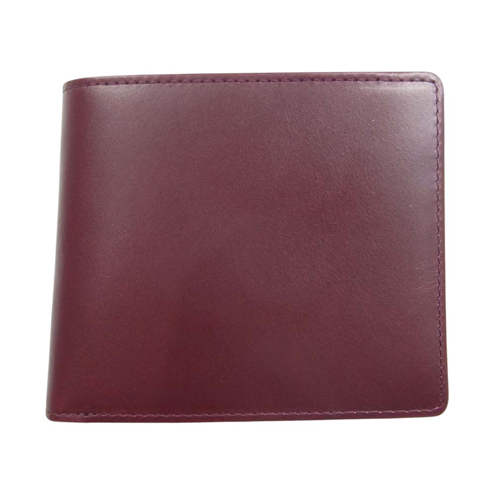 SCOTCH GRAIN スコッチグレイン 2つ折り 財布 ウォレット ボルドー系【美品】【中古】