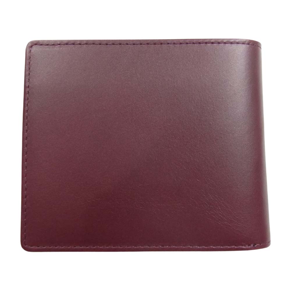 SCOTCH GRAIN スコッチグレイン 2つ折り 財布 ウォレット ボルドー系【美品】【中古】