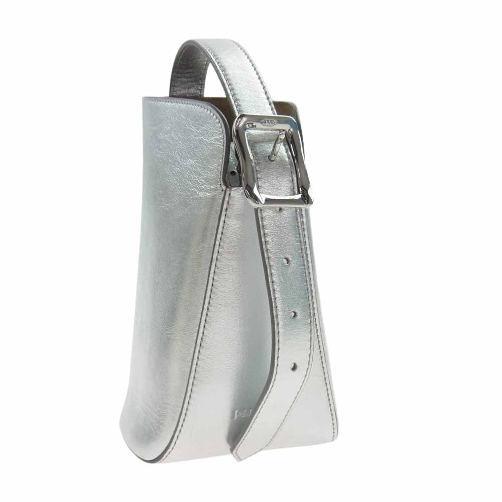 J.M WESTON ジェイエムウエストン NANO QUIVER BUCKET LNQB-0XX-MCXX クイバーバケットナノ ショルダーバッグ シルバー シルバー系【中古】