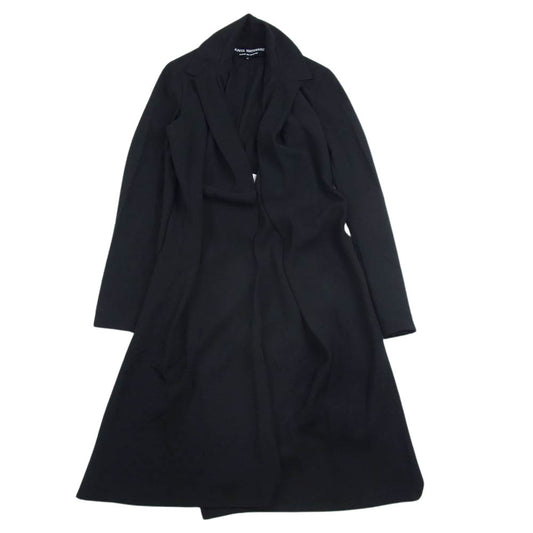 JUNYA WATANABE COMME des GARCONS ジュンヤワタナベコムデギャルソン AD2003 JM-J032 ボタンレス ロング シャツ ブラウス ブラック系 M【中古】