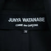 JUNYA WATANABE COMME des GARCONS ジュンヤワタナベコムデギャルソン AD2003 JM-J032 ボタンレス ロング シャツ ブラウス ブラック系 M【中古】