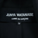 JUNYA WATANABE COMME des GARCONS ジュンヤワタナベコムデギャルソン AD2003 JM-J032 ボタンレス ロング シャツ ブラウス ブラック系 M【中古】