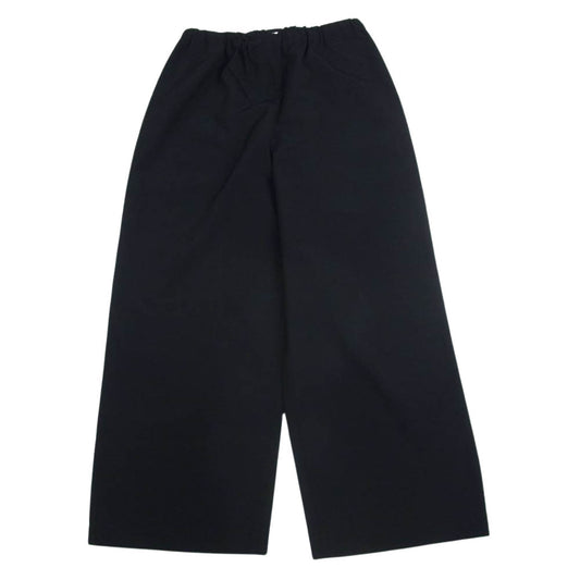 COMME des GARCONS コムデギャルソン AD2004 RZ-P001 robe de chambre ローブドシャンブル ウール100％ イージー スラックスパンツ ガウチョパンツ ブラック系【中古】