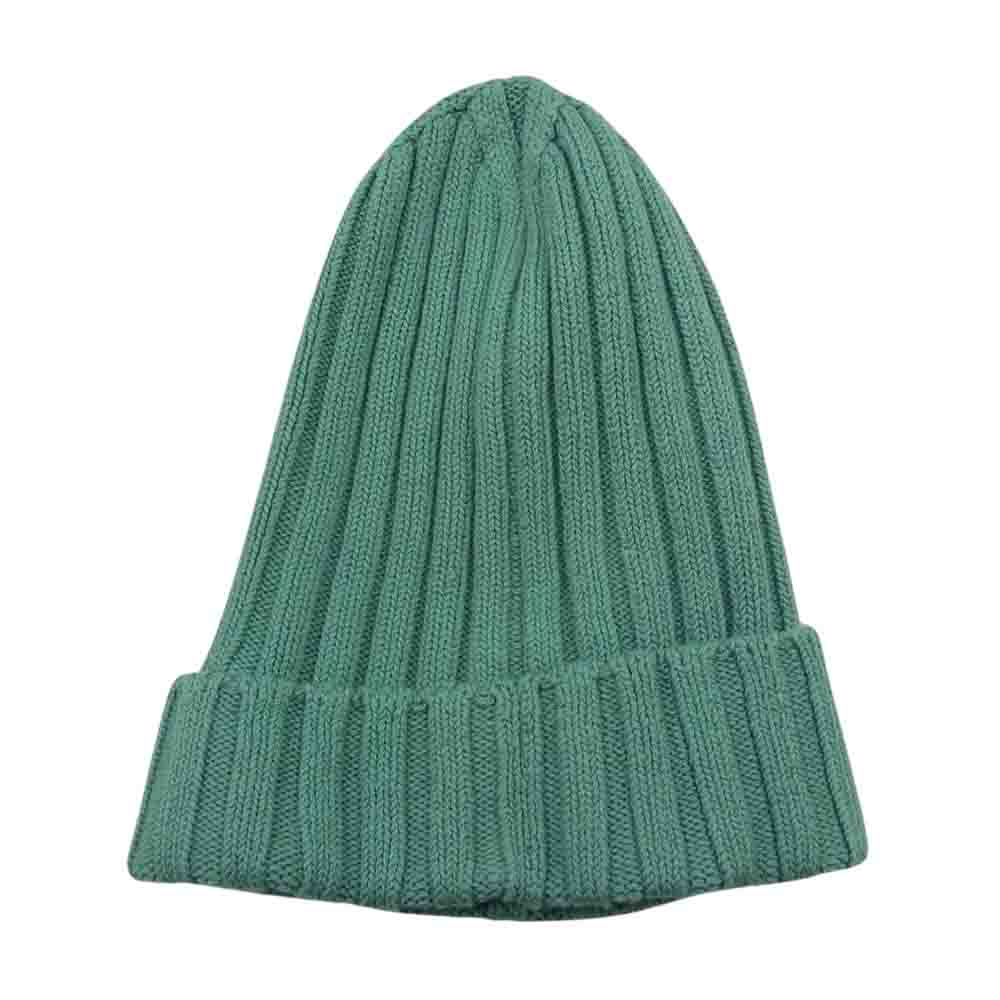 VISVIM ビズビム 0123103003005 KNIT CAP COTTON ニット キャップ コットン グリーン系 F【中古】