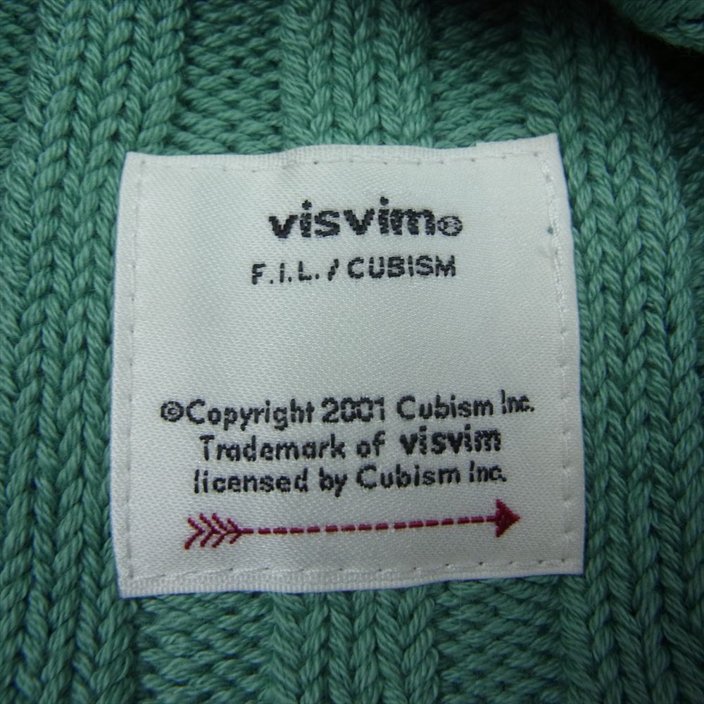 VISVIM ビズビム 0123103003005 KNIT CAP COTTON ニット キャップ コットン グリーン系 F【中古】